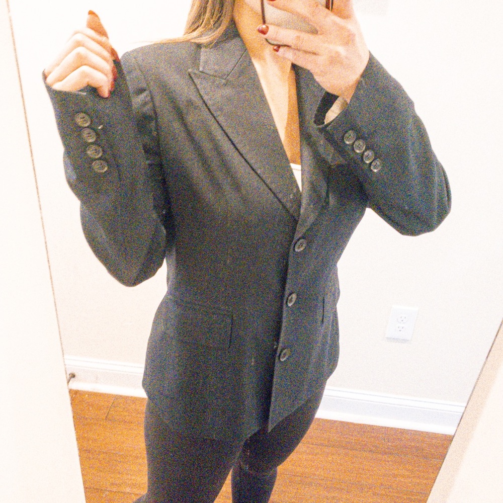 Calvin Klein Navy 3 Button Blazer Size 6